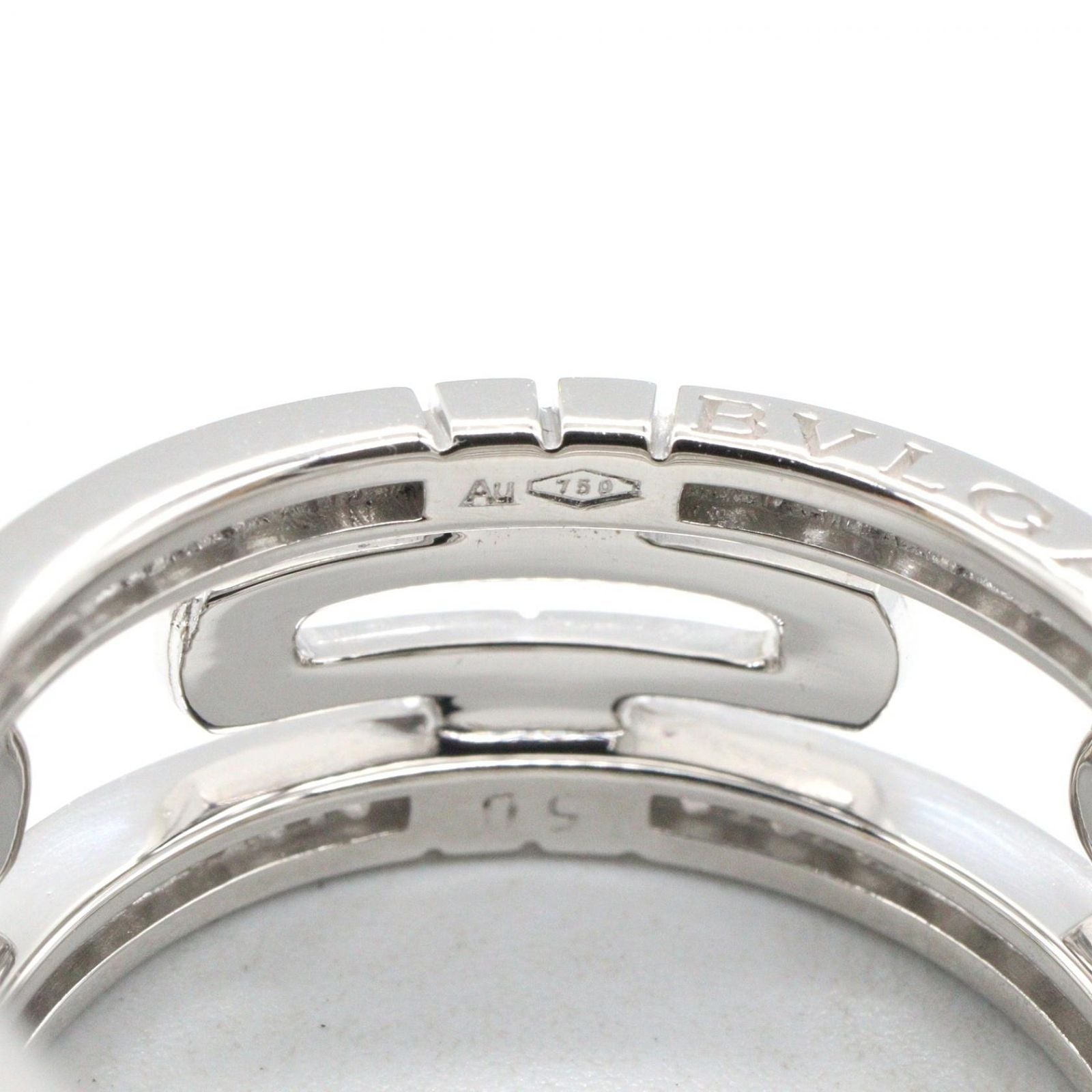 Bvlgari Ring Parentesi Small Diamond 18k White Gold — view 6