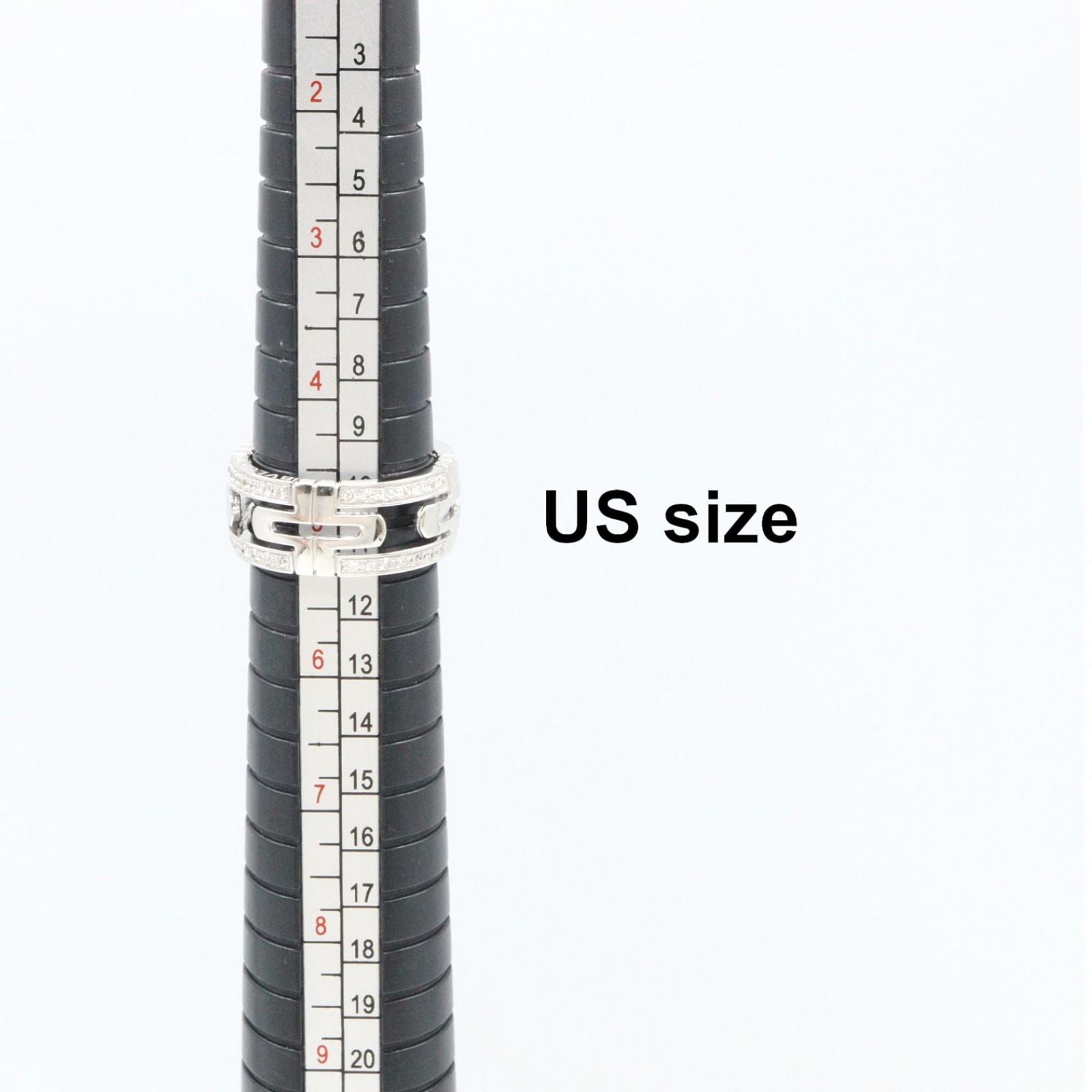 Bvlgari Ring Parentesi Small Diamond 18k White Gold — view 8