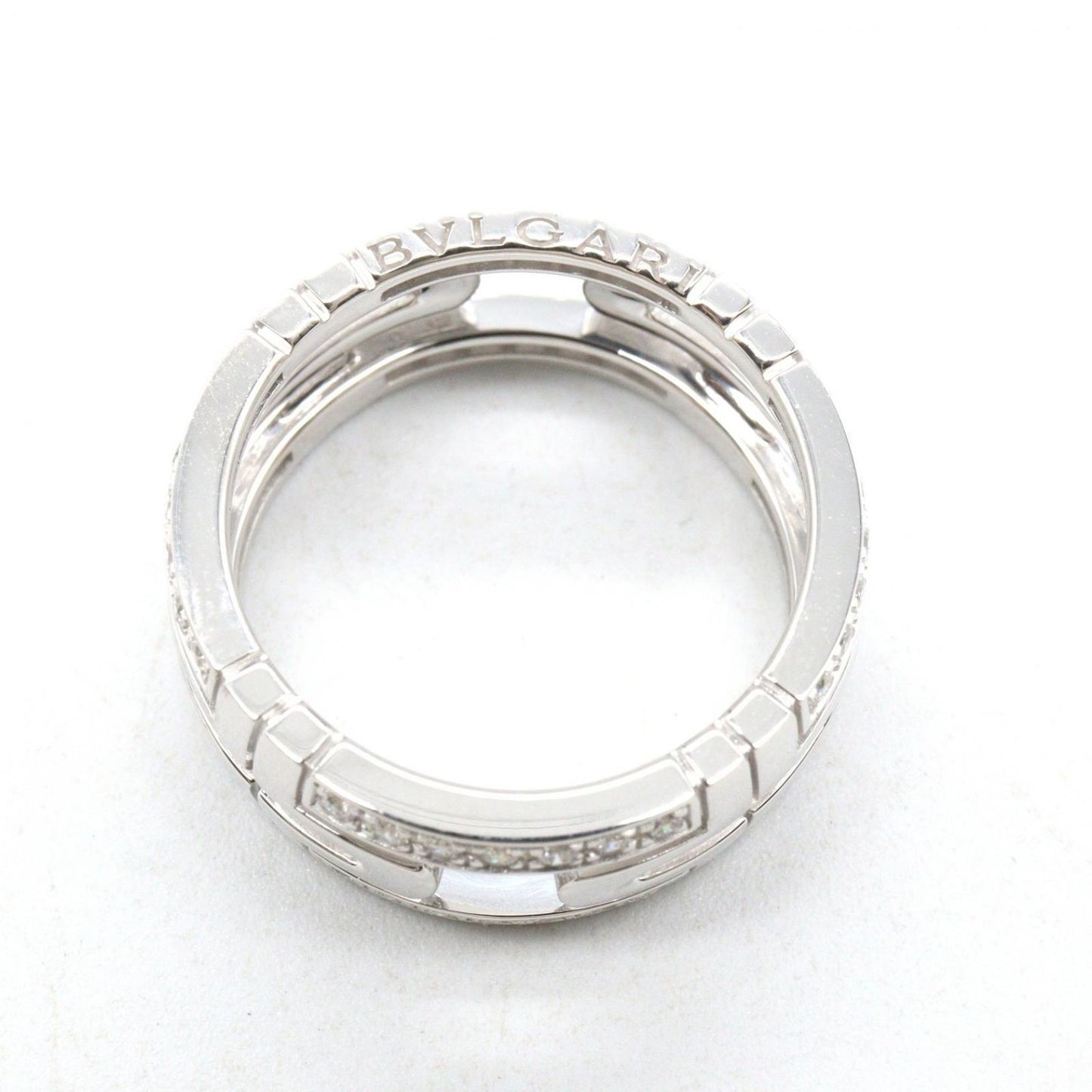 Bvlgari Ring Parentesi Small Diamond 18k White Gold — view 4