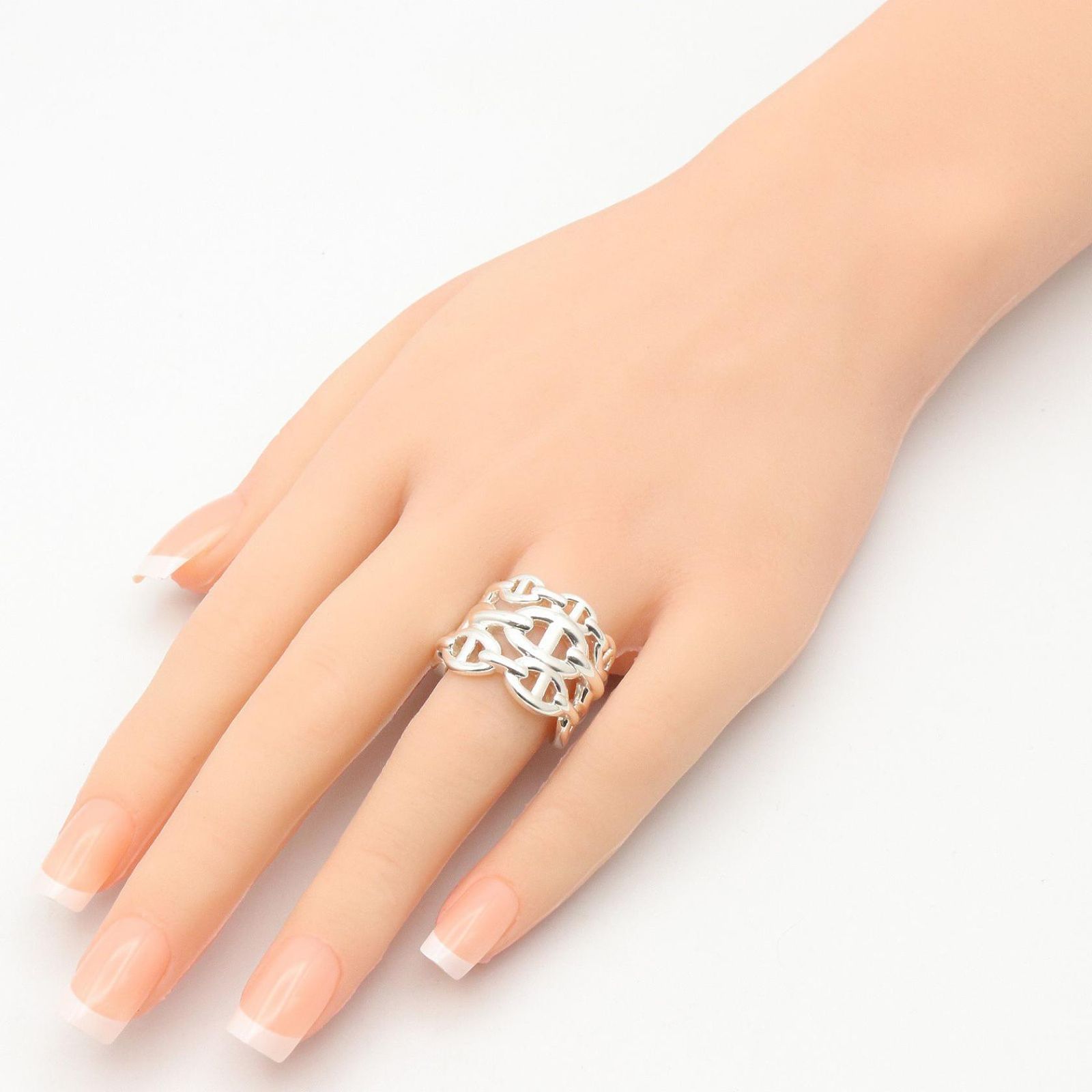 Hermes Ring Chaine D'ancre GM 925 Sterling Silver — view 7