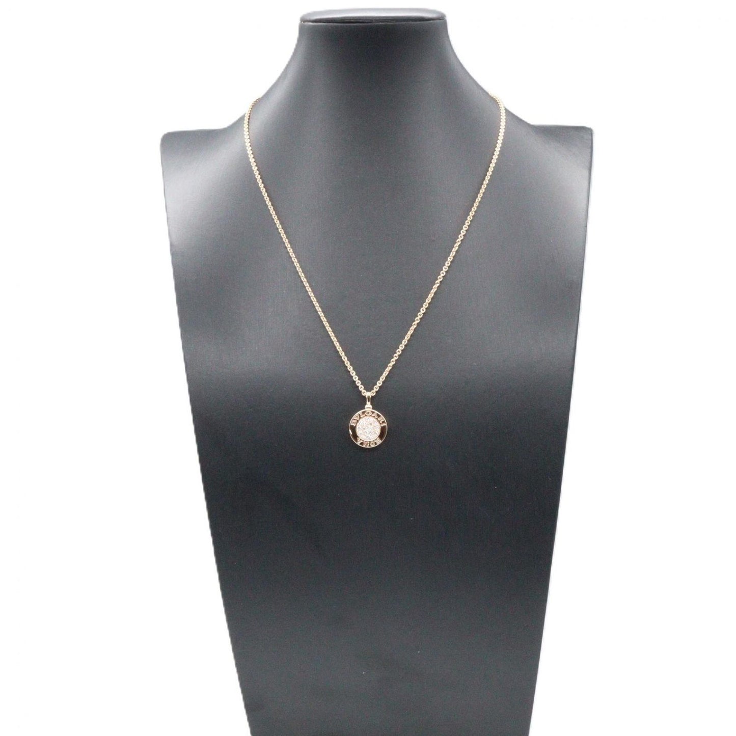 Bvlgari Necklace Onyx Diamond 41.5 43.5 cm 18k Pink Gold — view 6