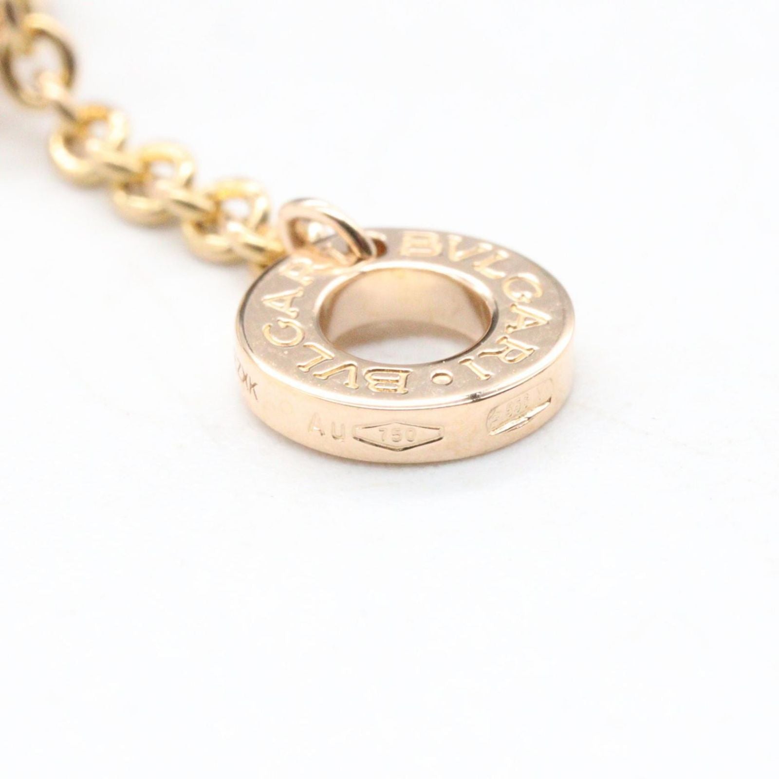 Bvlgari Necklace Onyx Diamond 41.5 43.5 cm 18k Pink Gold — view 5