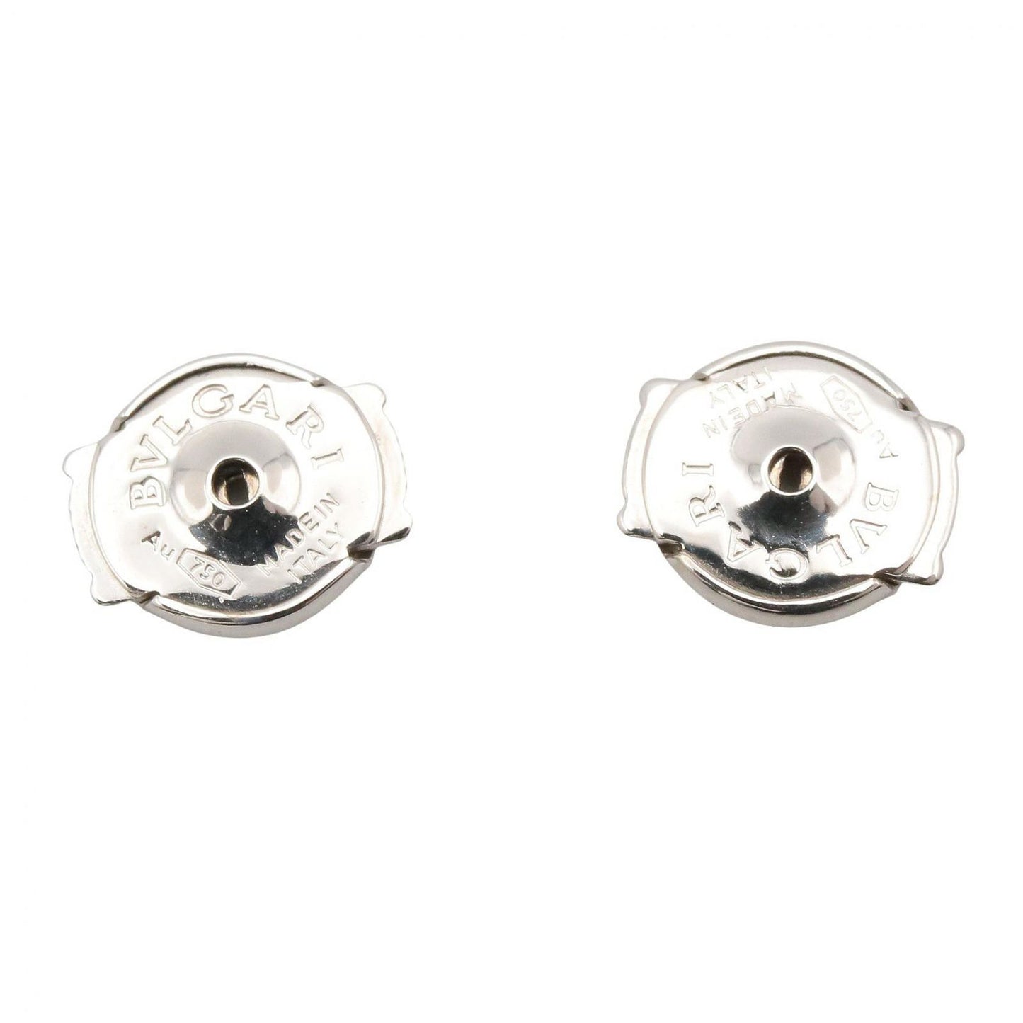 Bvlgari Earrings Openwork Diamond 18k White Gold — view 4
