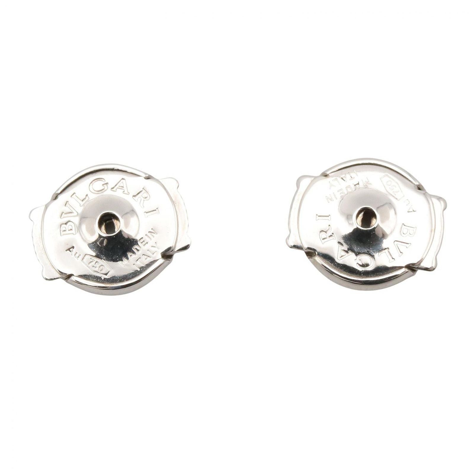 Bvlgari Earrings Openwork Diamond 18k White Gold — view 4