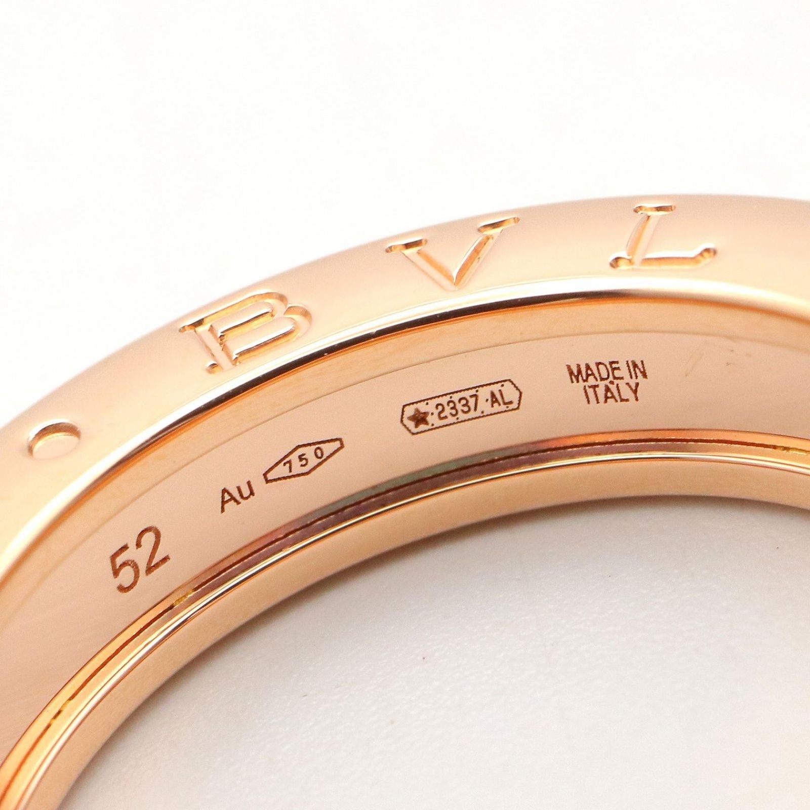 Bvlgari Ring Band 18k Pink Gold — view 4