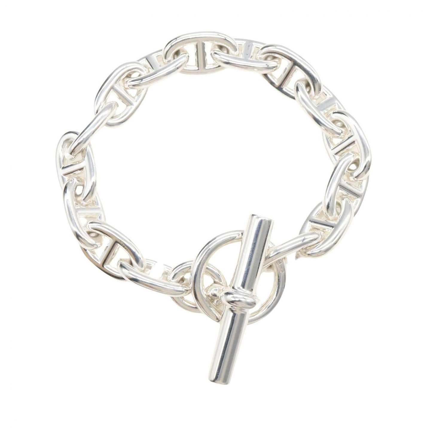 Hermes Bracelet Chaine D'ancre MM 15 Pieces 16 cm 925 Sterling Silver