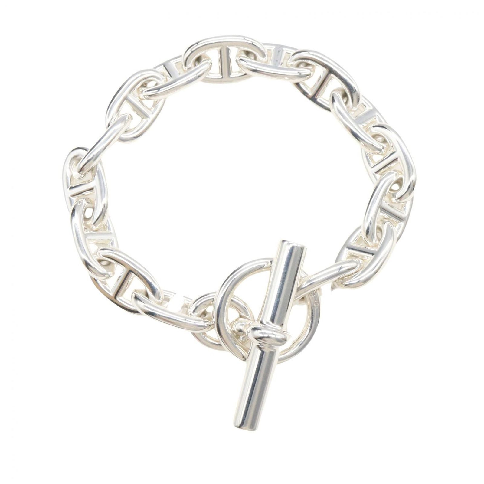 Hermes Bracelet Chaine D'ancre MM 15 Pieces 16 cm 925 Sterling Silver