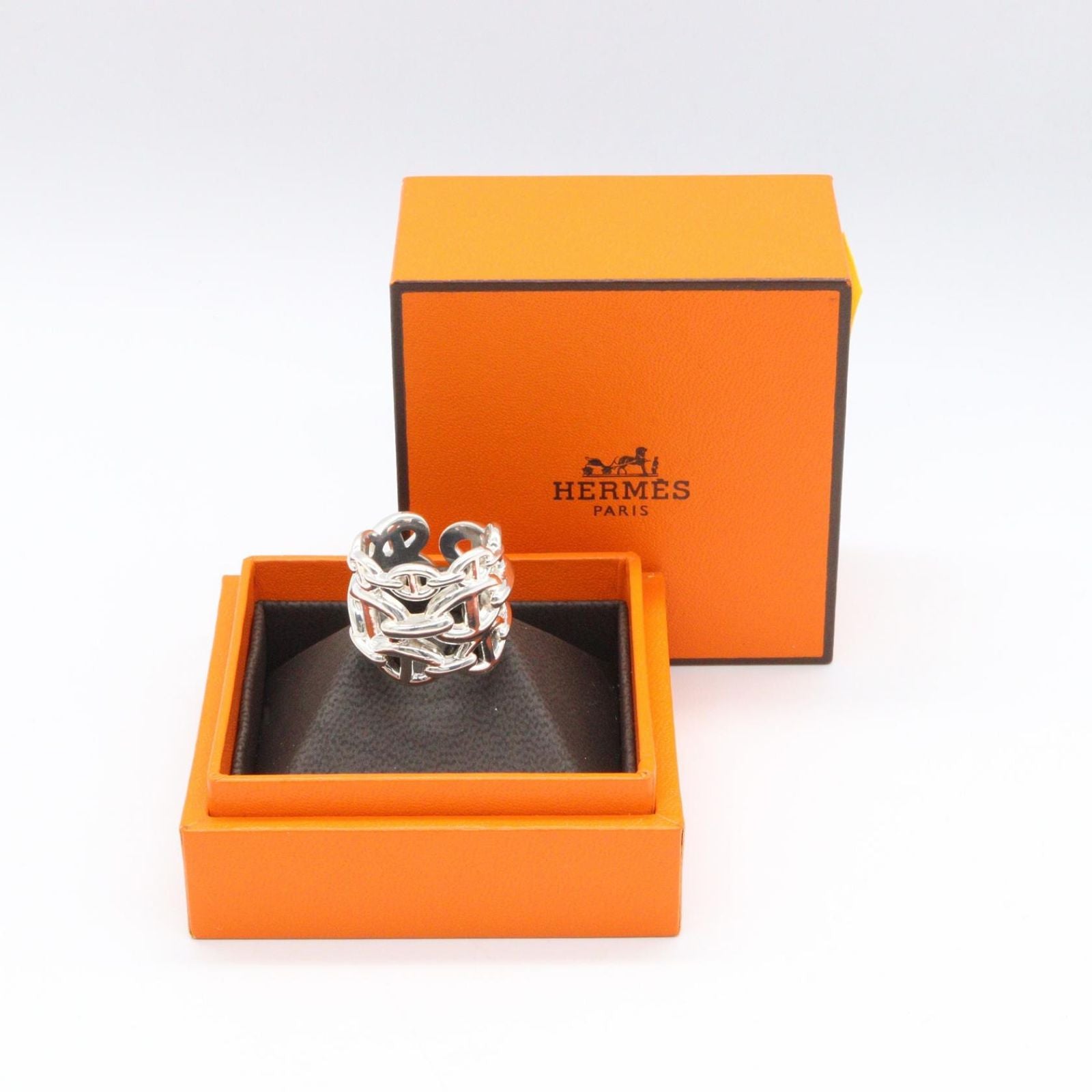 Hermes Ring Chaine D'ancre 925 Sterling Silver — view 7
