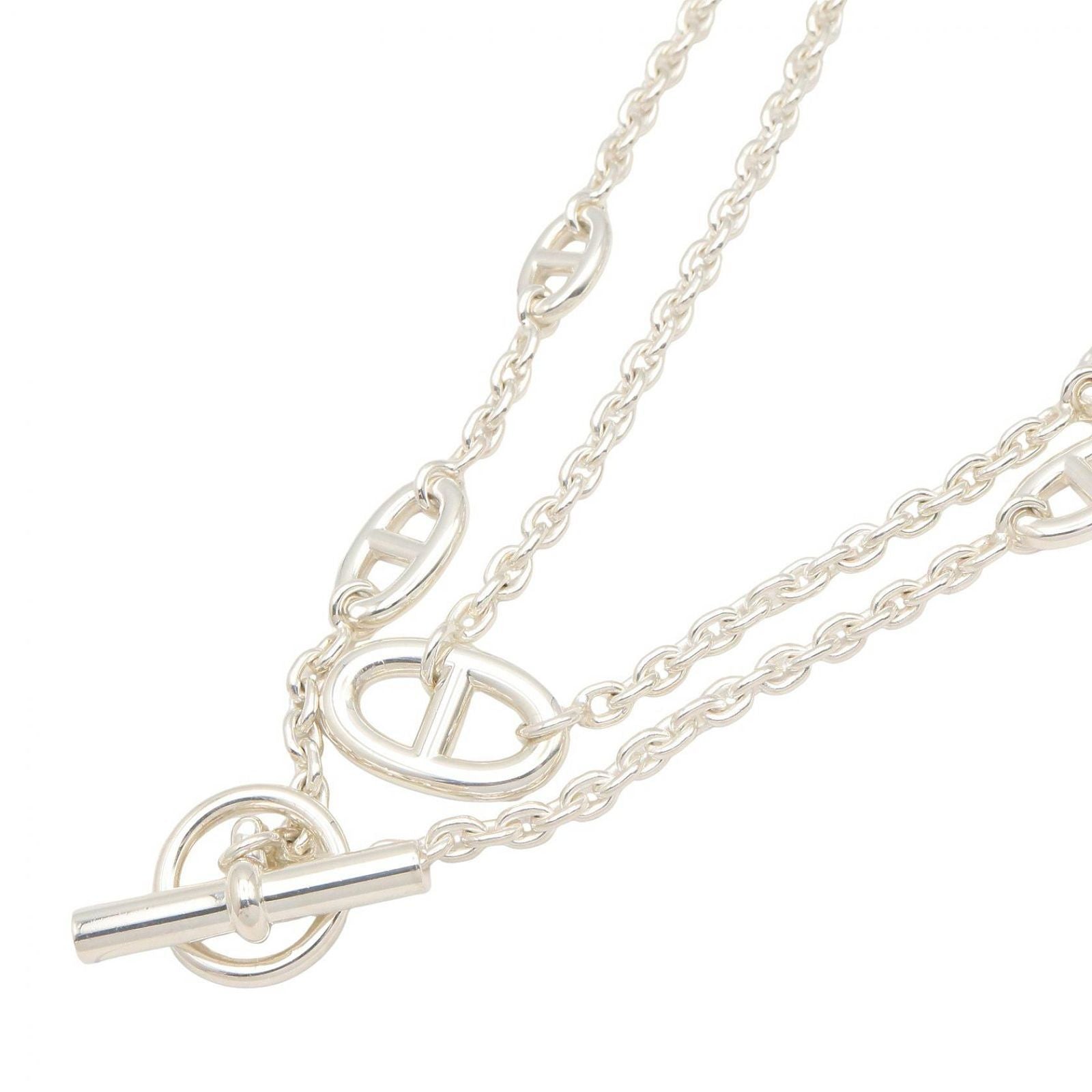 Hermes Necklace Farandole 80 78.5 cm 925 Sterling Silver