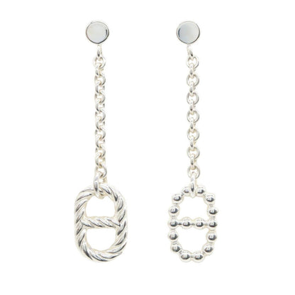 Hermes Earrings Chaine D'ancre 925 Sterling Silver