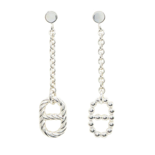 Hermes Earrings Chaine D'ancre 925 Sterling Silver