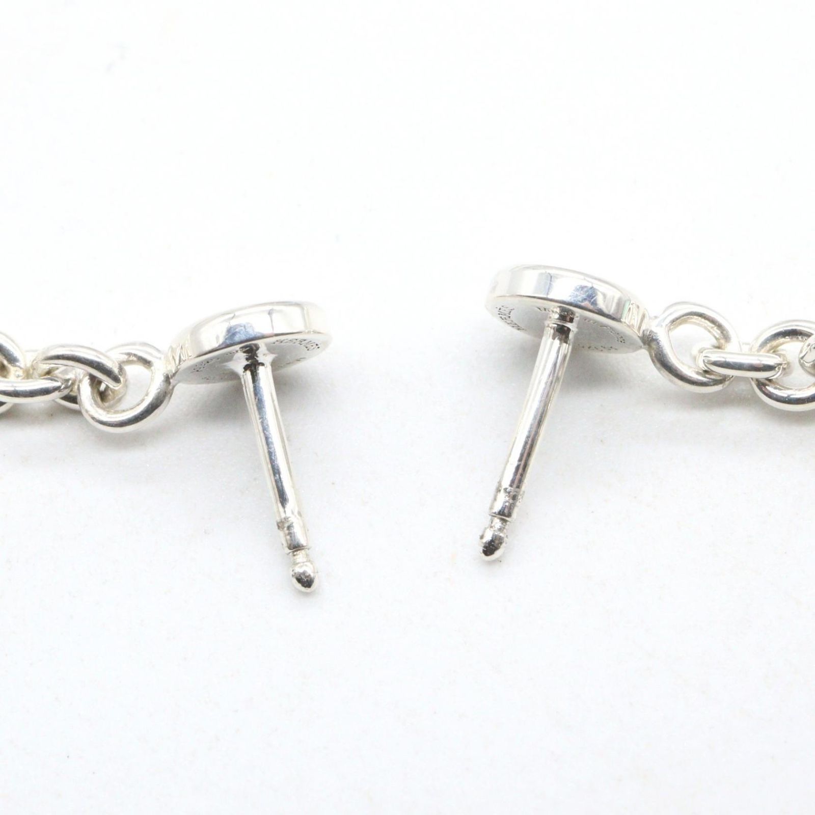 Hermes Earrings Chaine D'ancre 925 Sterling Silver — view 3