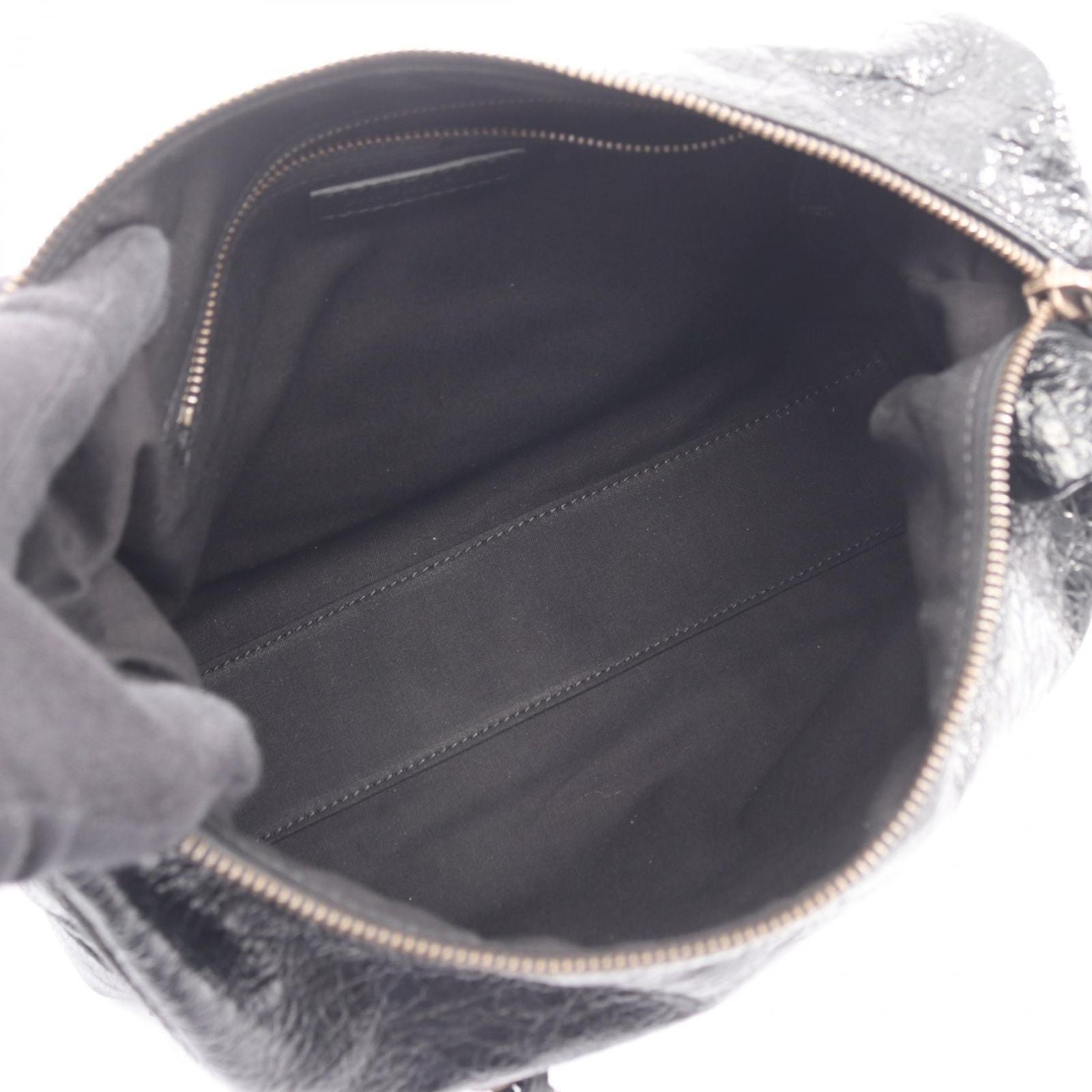 Balenciaga Handbag City Small 2-Way Black Leather — view 3