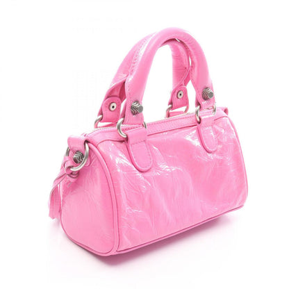 Balenciaga Handbag Cagole Nano Duffle 2-Way Pink Leather — view 2
