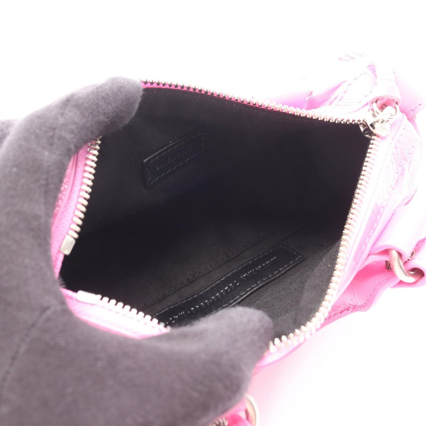 Balenciaga Handbag Cagole Nano Duffle 2-Way Pink Leather — view 3