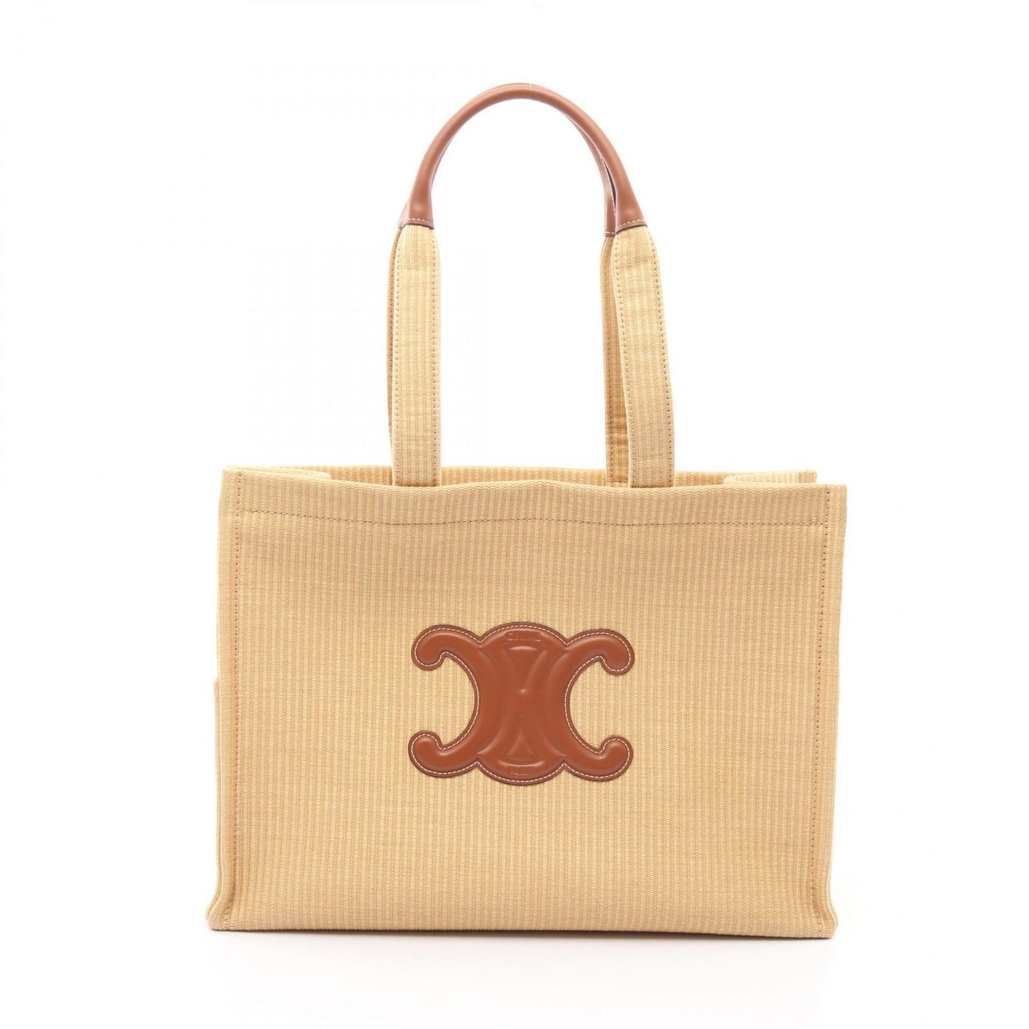 Celine Tote Large Cabas Thais Natural Tan Leather