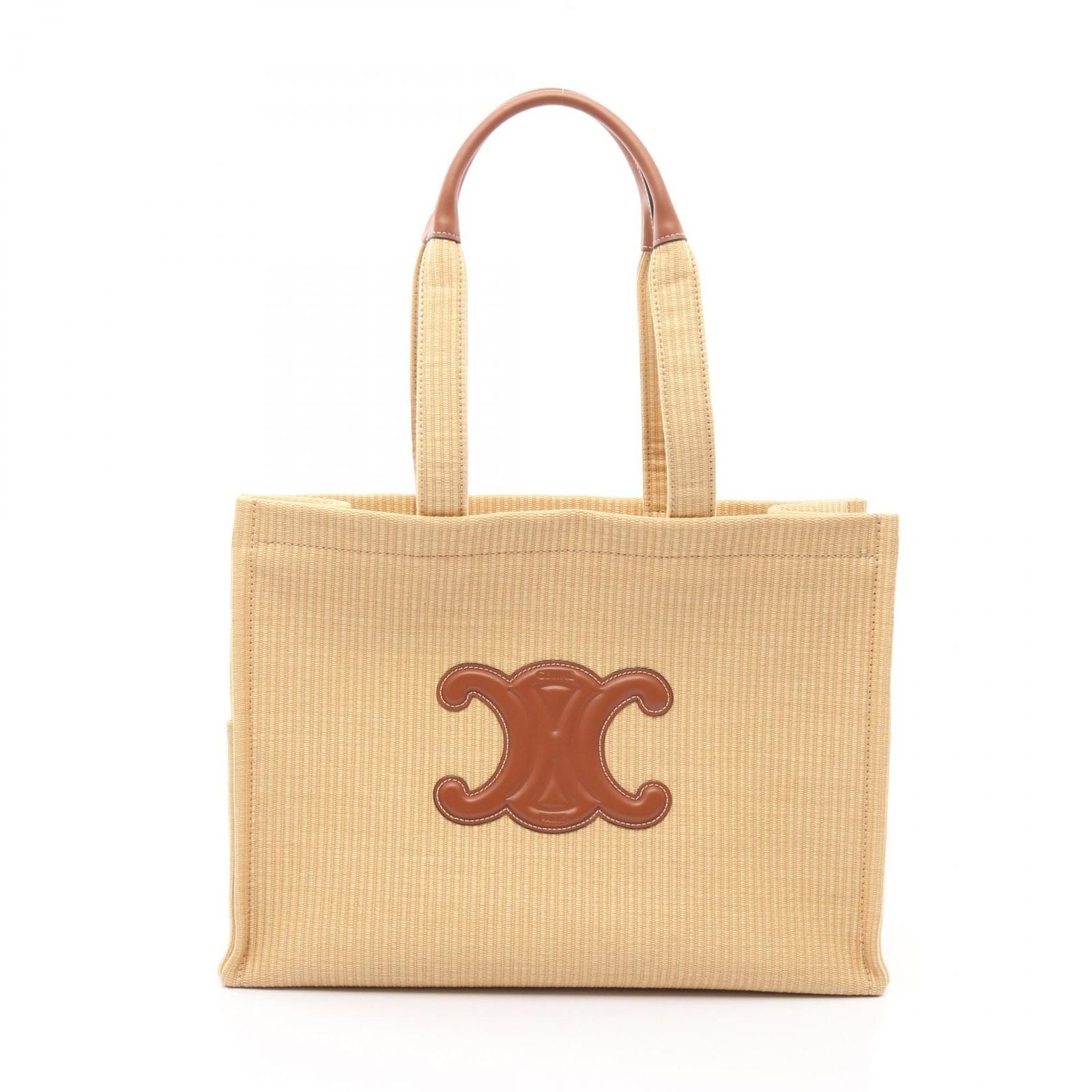 Celine Tote Large Cabas Thais Natural Tan Leather