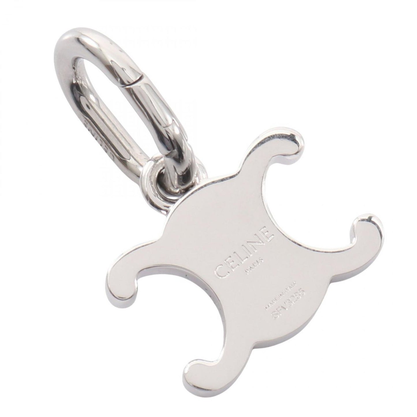 Celine Key Holder Triomphe Charm Silver — view 2