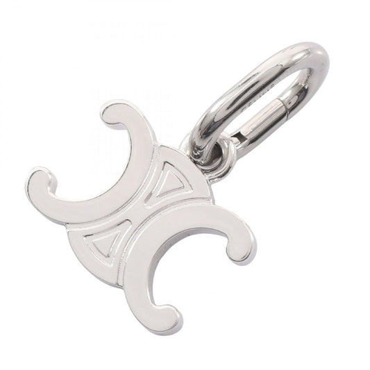 Celine Key Holder Triomphe Charm Silver