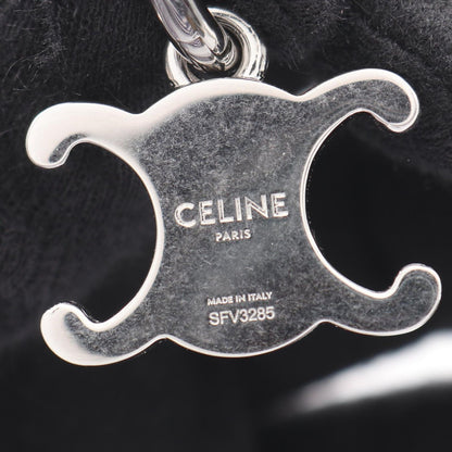 Celine Key Holder Triomphe Charm Silver — view 3