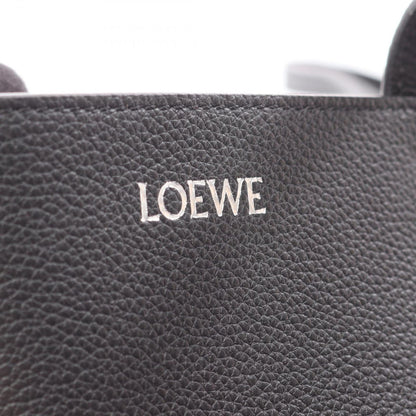 Loewe Tote Puzzle Fold Horizontal Black Leather — view 4
