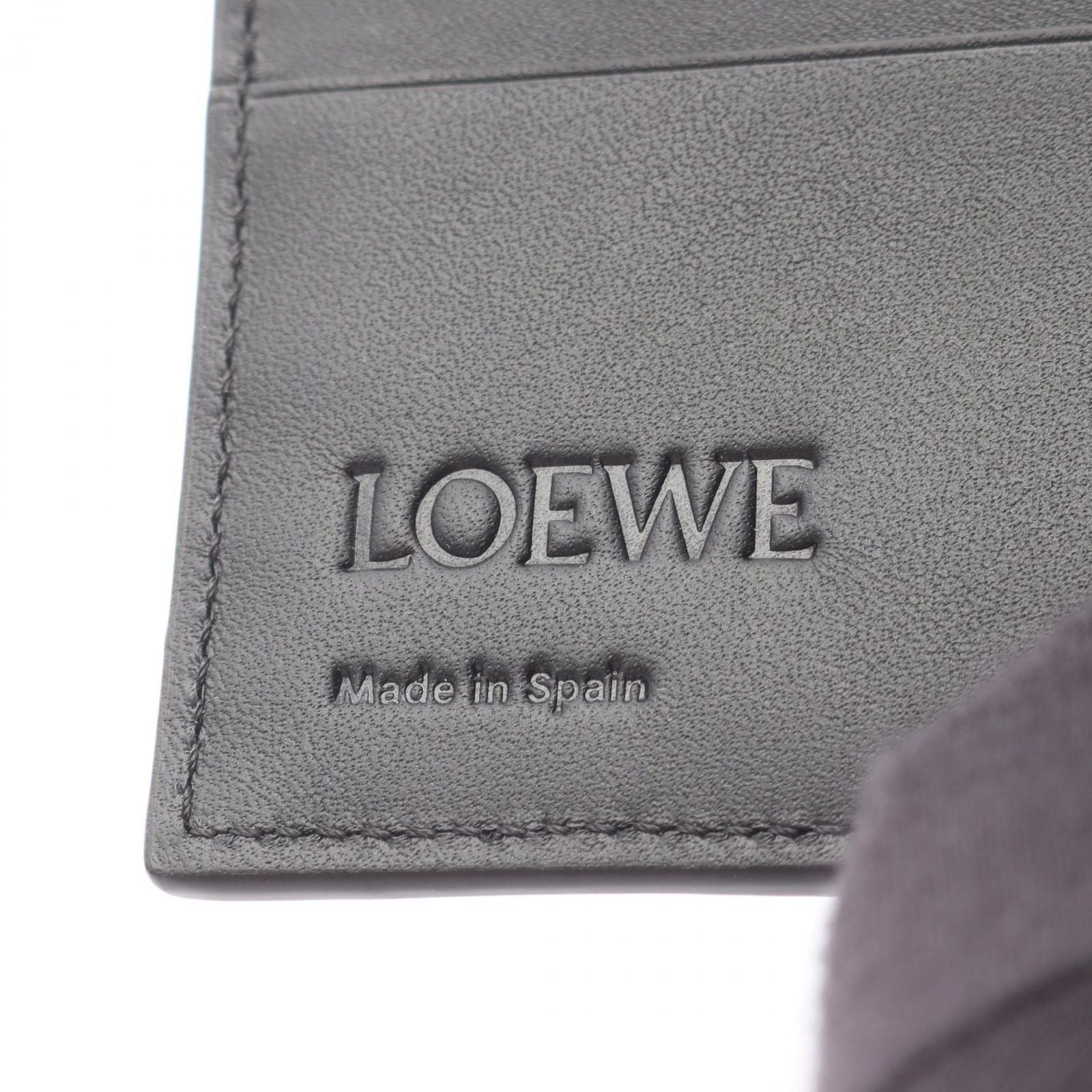 Loewe Bifold Wallet Puzzle Coin Black Leather — view 5