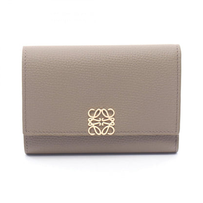 Loewe Trifold Wallet Anagram Vertical Small Top Leather