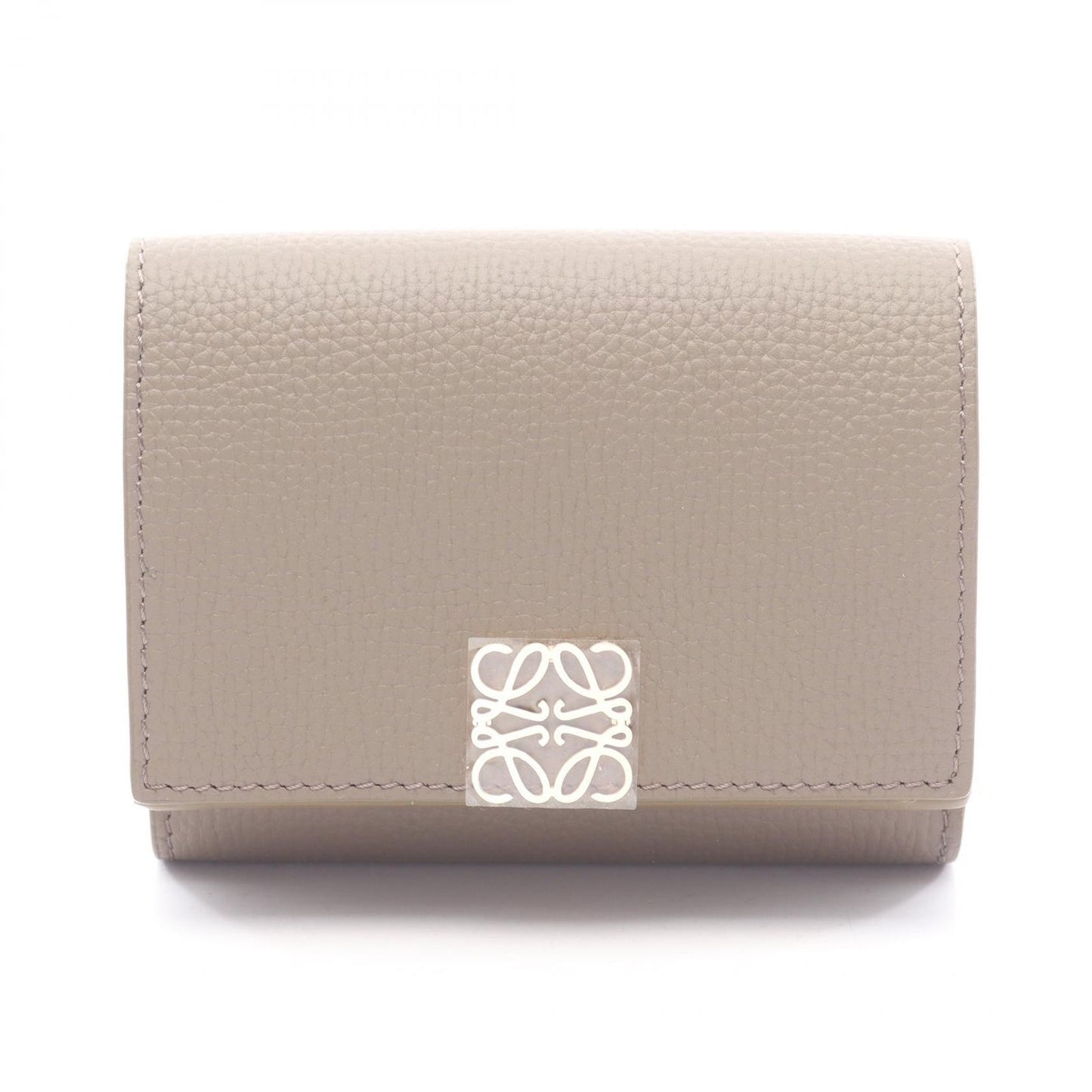Loewe Trifold Wallet Anagram Top Leather