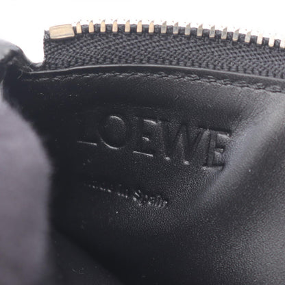 Loewe Coin Case Puzzle Long Card Holder Black Leather — view 4