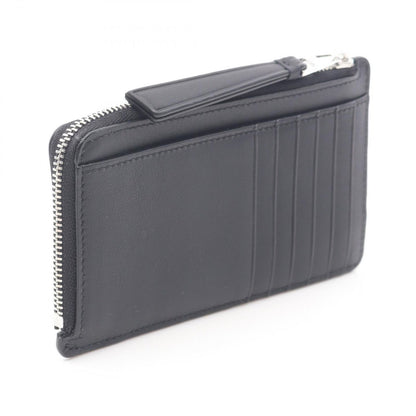 Loewe Coin Case Puzzle Long Card Holder Black Leather — view 2