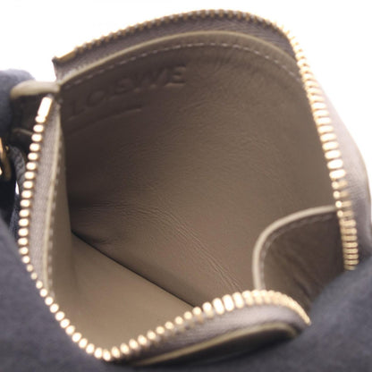 Loewe Coin Case Anagram Square Card Holder with Key Ring Top Leather — view 3