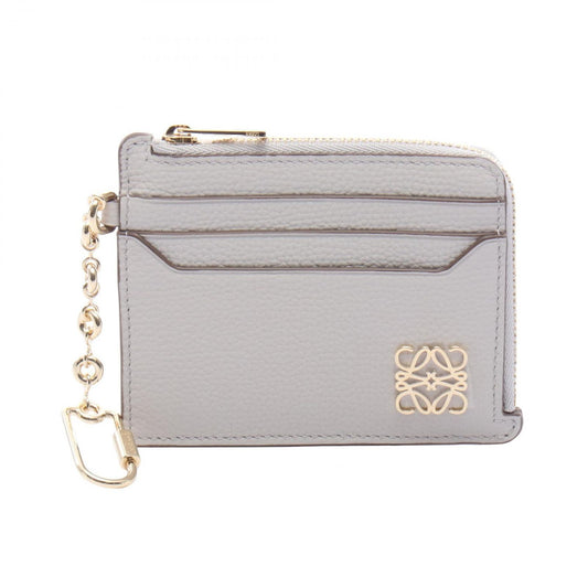 Loewe Coin Case Anagram Square Card Holder with Key Ring Leather