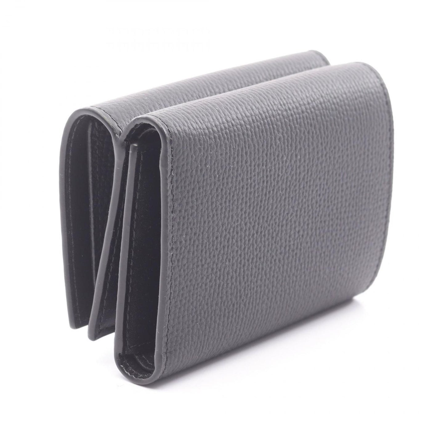 Loewe Trifold Wallet Anagram Black Gold Leather — view 2