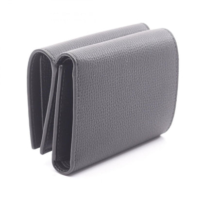 Loewe Trifold Wallet Anagram Black Gold Leather — view 2