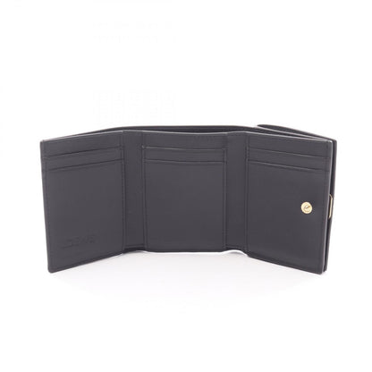 Loewe Trifold Wallet Anagram Black Gold Leather — view 3