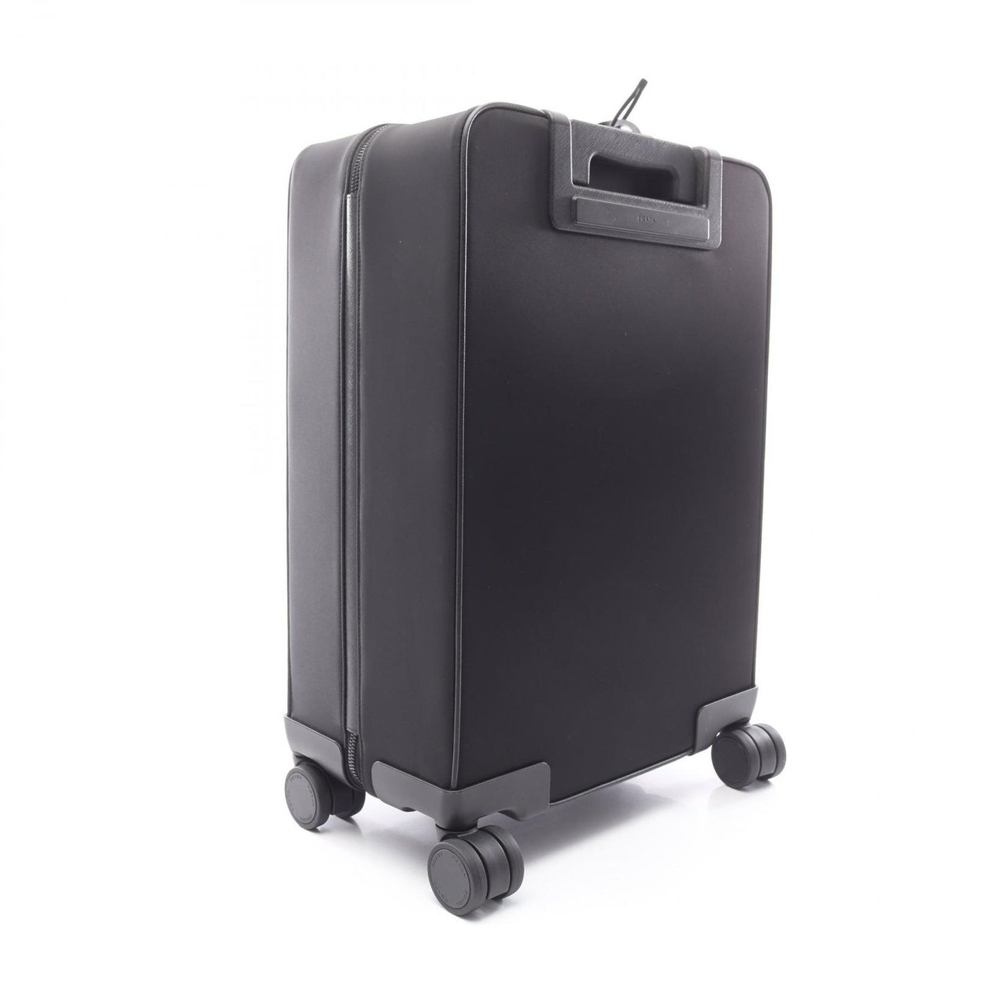 Prada Travel Bag Trolley Black Nylon Saffiano Leather — view 2