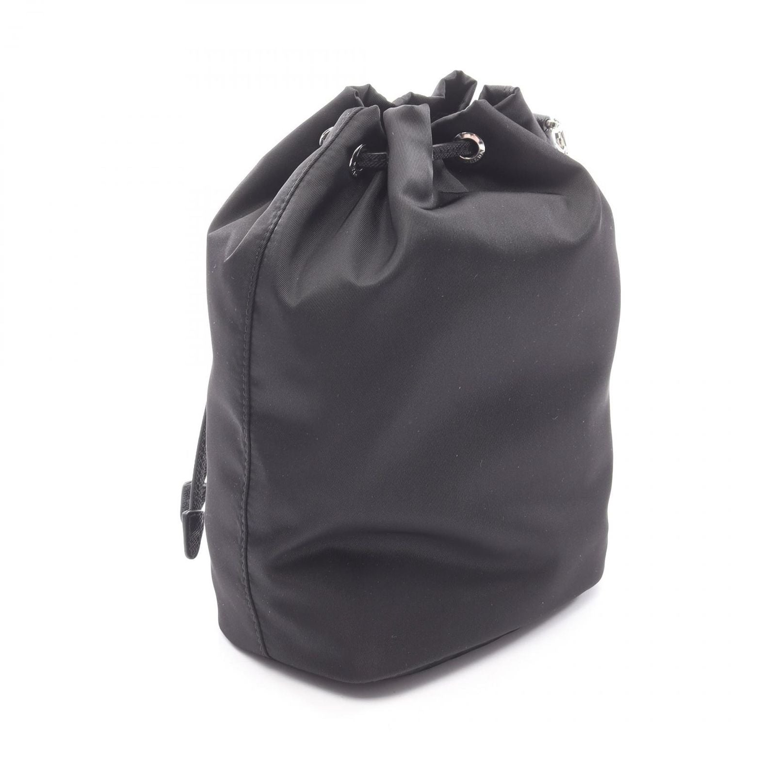Prada Pouch Re-Nylon Black Nylon Saffiano Leather Mini Bag — view 2