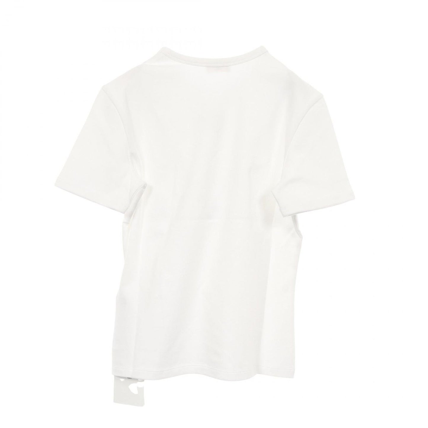 Celine Short Sleeve T-Shirt Triomphe Off White Navy Cotton — view 2
