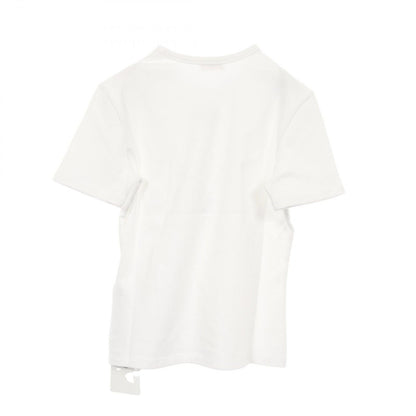 Celine Short Sleeve T-Shirt Triomphe Off White Navy Cotton — view 2