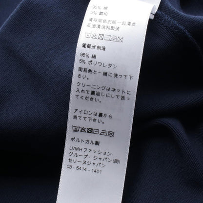Celine Short Sleeve T-Shirt Triomphe Navy Off White Cotton — view 4