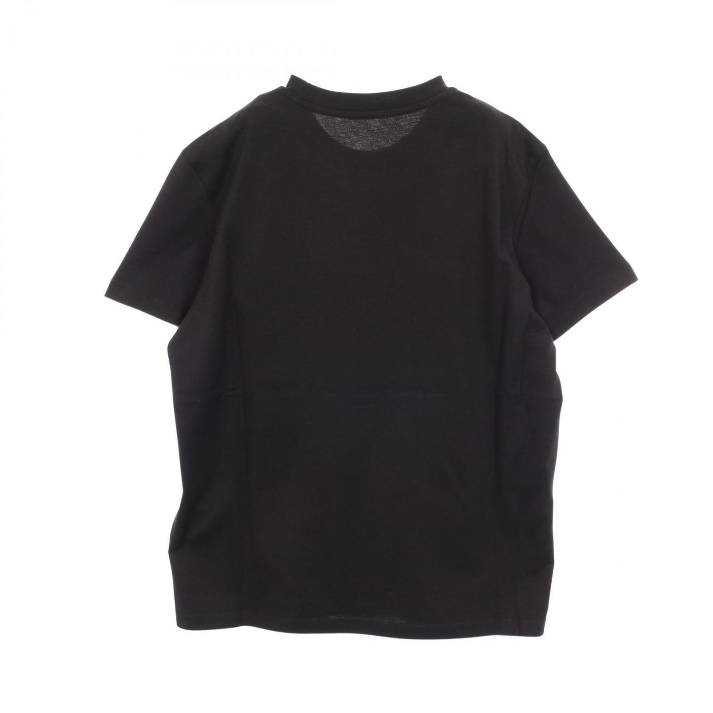 Moncler Short Sleeve T-Shirt SS Logo Embroidery Black Cotton — view 2