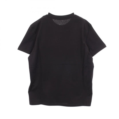Moncler Short Sleeve T-Shirt SS Logo Embroidery Black Cotton — view 2