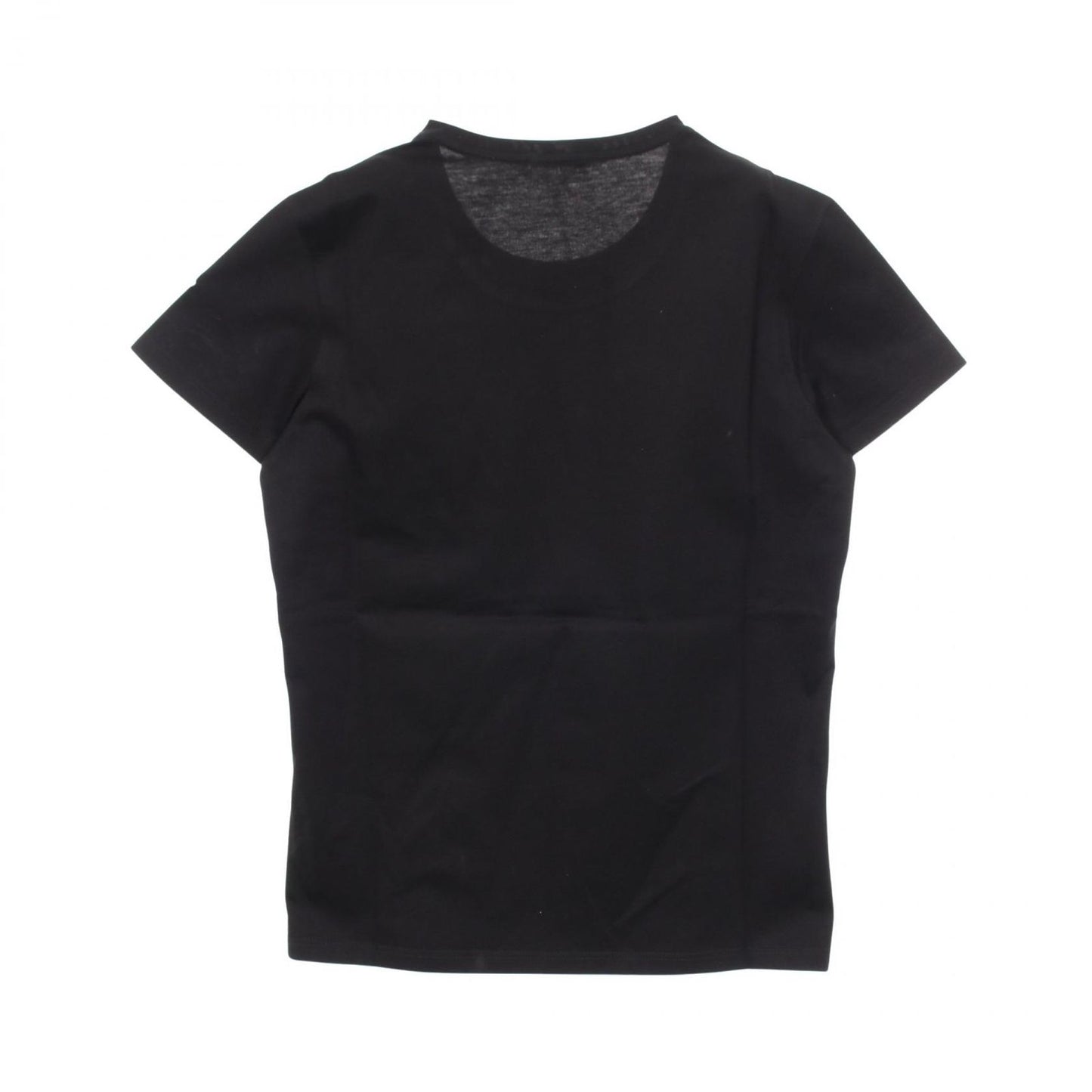 Moncler Short Sleeve T-Shirt Maglia Manica Corta Black Cotton — view 2