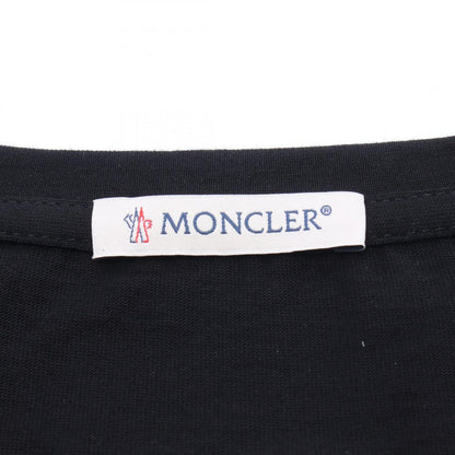 Moncler Short Sleeve T-Shirt Maglia Manica Corta Black Cotton — view 3