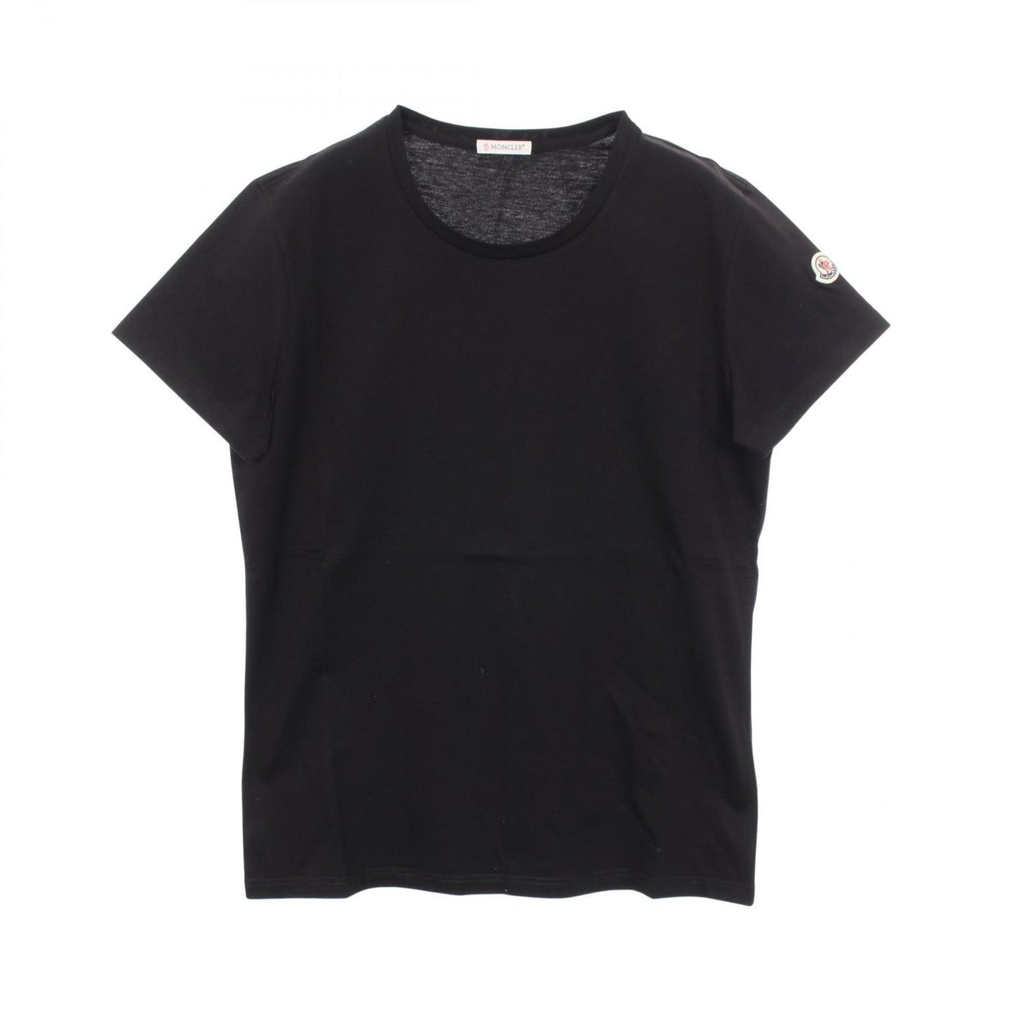 Moncler Short Sleeve T-Shirt Maglia Manica Corta Black Cotton — view 2