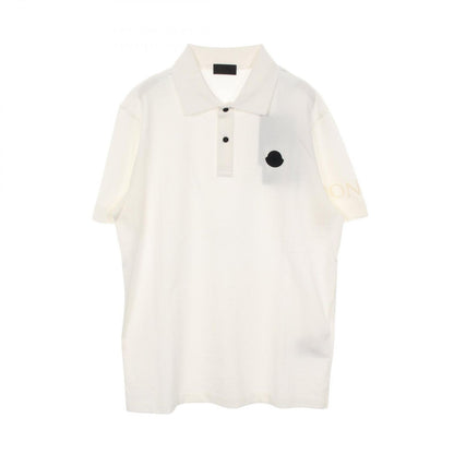 Moncler Polo Shirt SS White Cotton
