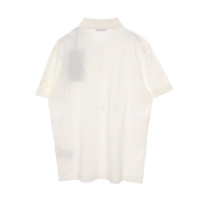 Moncler Polo Shirt SS White Cotton — view 2
