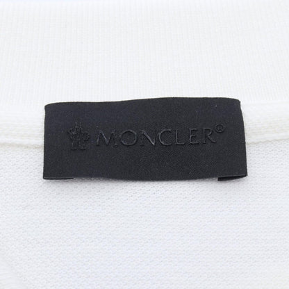 Moncler Polo Shirt SS White Cotton — view 3