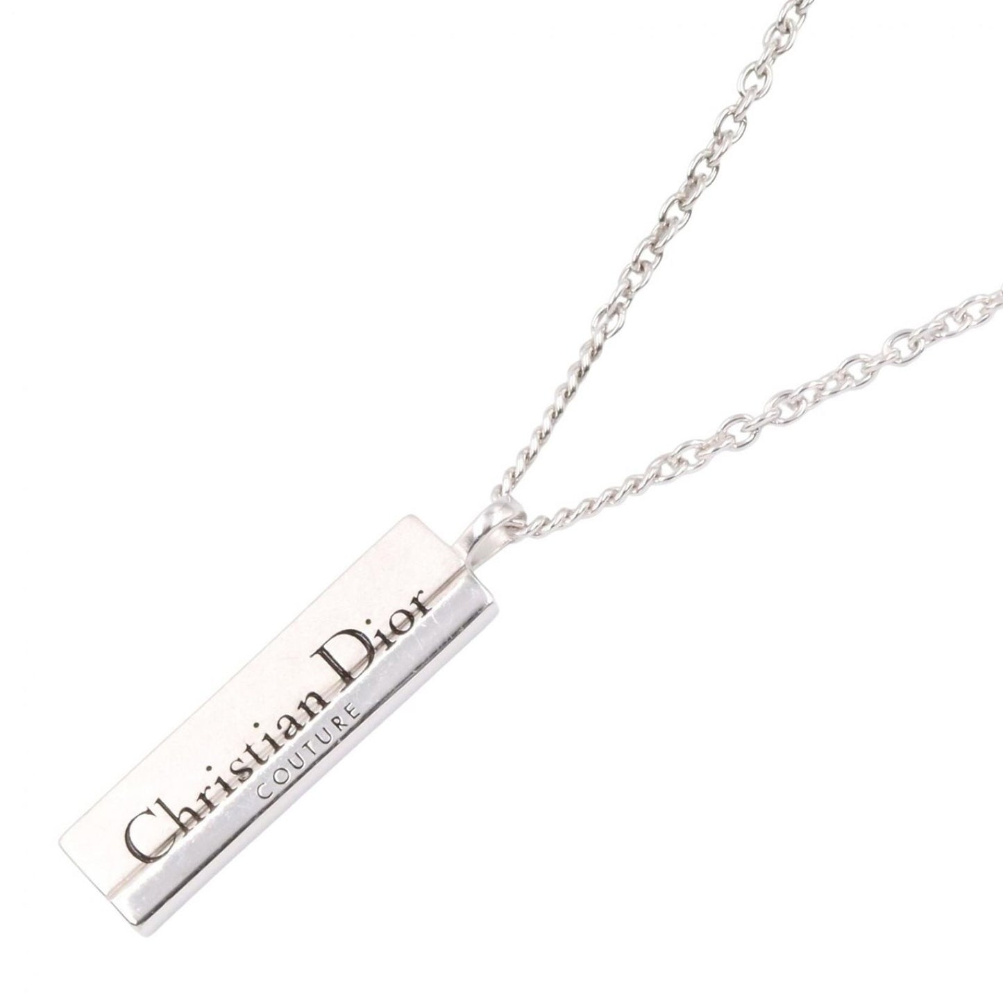 Dior Necklace 54.5 58.5 cm 925 Sterling Silver