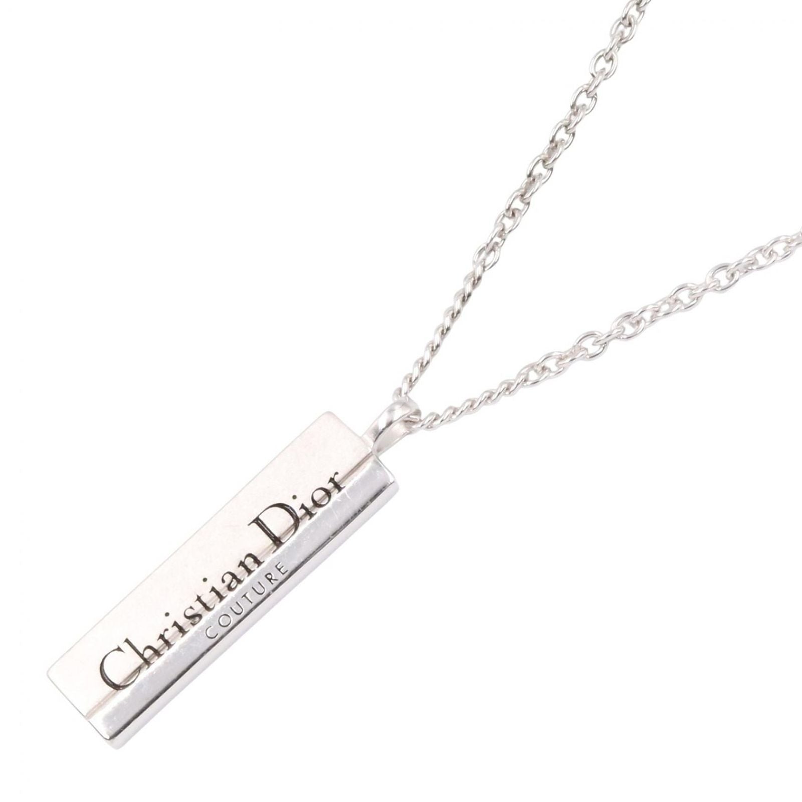Dior Necklace 54.5 58.5 cm 925 Sterling Silver
